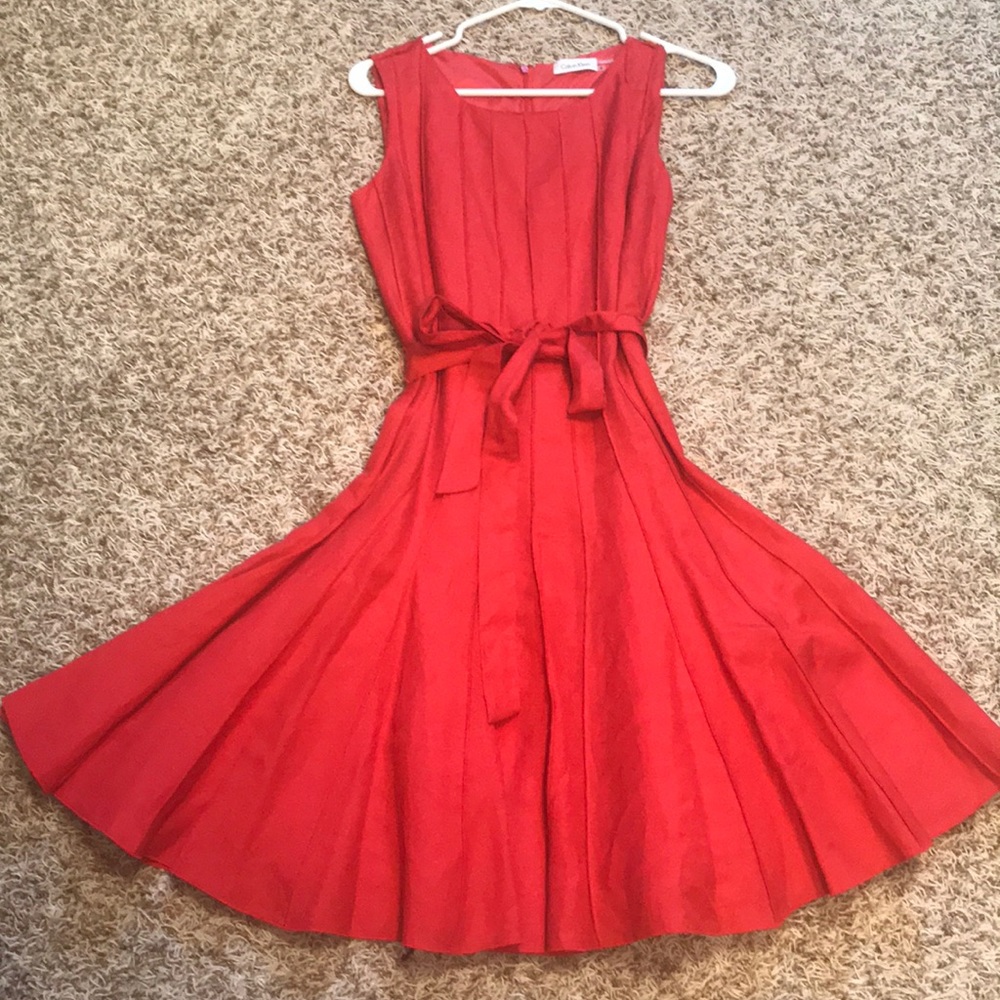 Calvin Klein fit and flair dress